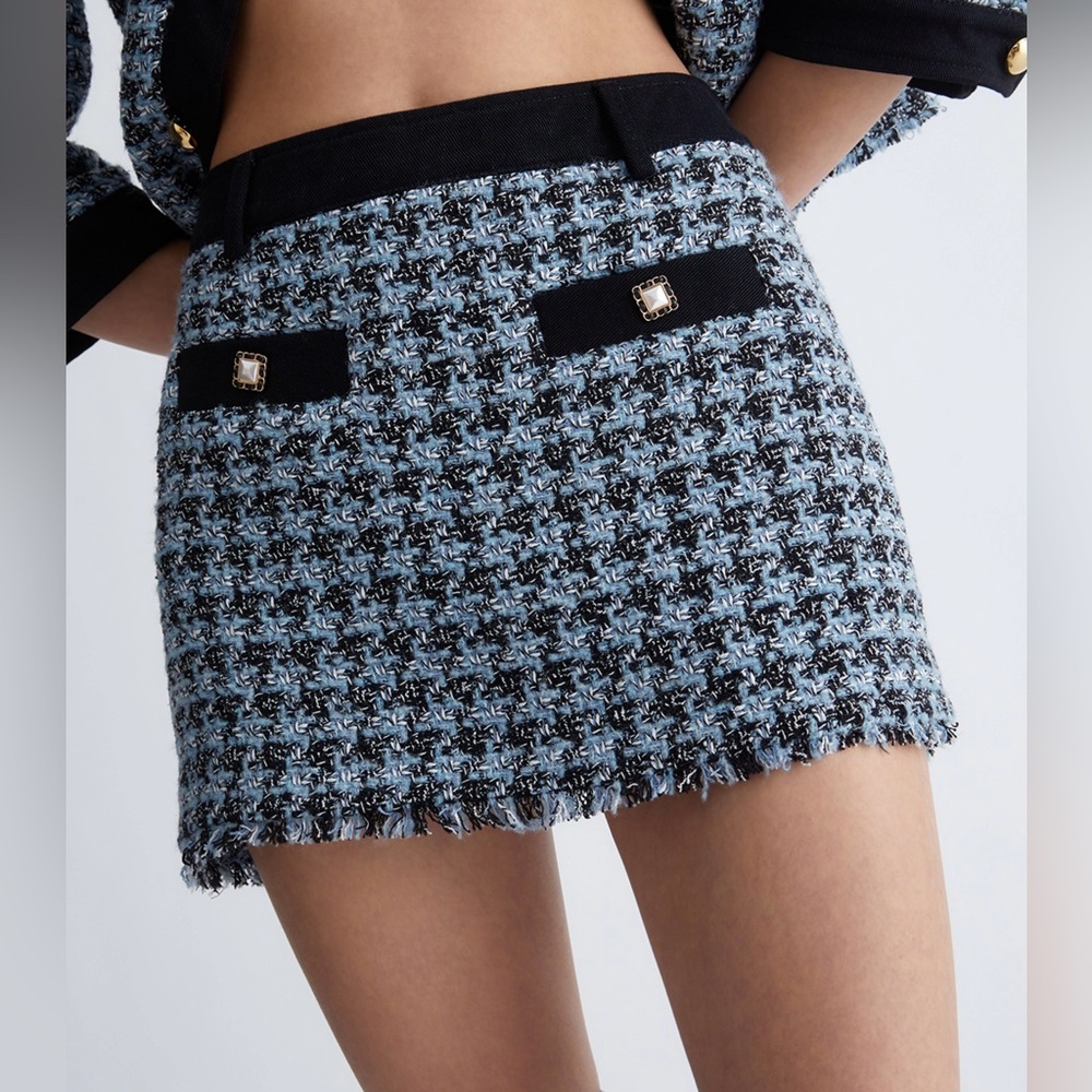 LIU-JO MILANO BOUCLÈ SKIRT